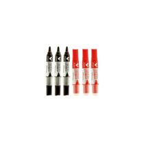 Kit 6 Pincel Quadro Branco Marcador Pilot Recarregável