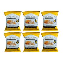 Kit 6 Pipoca Natural com Proteína e Colágeno Queijo Cheddar 30g Mais Pura Kit 6 Pipoca Natural com Proteína e Colágeno Queijo Cheddar 30g Mais Pura
