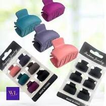 kit 6 Piranhas de Cabelo Preto, Marrom e creme