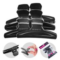 Kit 6 Piranhas para Cabelo Prendedor Cabelo Preto Profissional