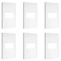 Kit 6 Placa 1 Posto Horizontal Dlp Pial Legrand 10881 Kit 6 Placa 1 Posto Horizontal Dlp Pial Legrand 10881