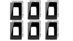 KIT 6 Placa 4x2 3 Módulo Black Piano Alumbra Inova Pro Class KIT 6 Placa 4x2 3 Módulo Black Piano Alumbra Inova Pro Class