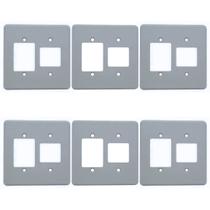 Kit 6 Placa Espelho 4x4 2+3 Postos Silentoque 8523 Pial Cz Kit 6 Placa Espelho 4x4 2+3 Postos Silentoque 8523 Pial Cz