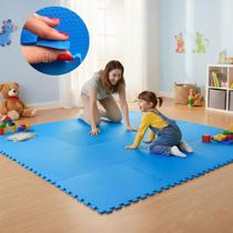 Kit 6 Placa EVA 50x50 10mm Tapete Tatame Manta Borracha Piso Emborrachado Academia Fitness Yoga Proteção Conforto Amortecimento Infantil Térmico.