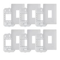 Kit 6 Placas 4 X 2 Módulo Vertical Com Suporte Habitat Fame Kit 6 Placas 4 X 2 Módulo Vertical Com Suporte Habitat Fame