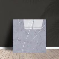 Kit 6 Placas Adesivas Mármore Parede 3D Porcelanato Lavável