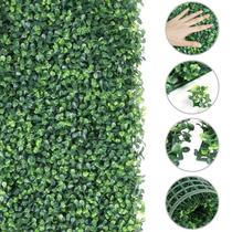 Kit 6 Placas De Grama Tapete De Planta Artificial Buchinho Decoração Verde Muro Inglês 40x60cm