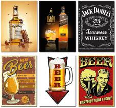 Kit 6 Placas Decorativas Mdf 3Mm A4 (21X29,7Cm.) Bebidas 03 Kit 6 Placas Decorativas Mdf 3Mm A4 (21X29,7Cm.) Bebidas 03