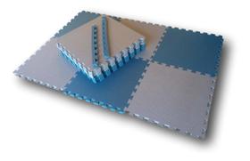 Kit 6 Placas Tatames Tapetes EVA 50x50x1cm 10mm Azul Marinho Cinza Meninos Kit 6 Placas Tatames Tapetes EVA 50x50x1cm 10mm Azul Marinho Cinza Meninos