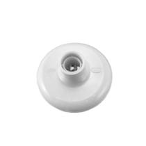 Kit 6 Plafon Redondo com Soquete E-27 Branco - Plaslumi Kit 6 Plafon Redondo com Soquete E-27 Branco - Plaslumi