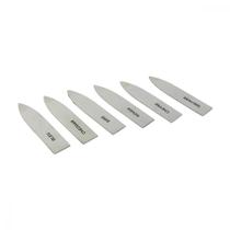 Kit 6 Plaquinhas Identificador Marcadores de Queijo Frios Aço Inox Petiscos Degustação Aperitivos Frios Decoração de Mesa Presente