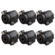 Kit 6 Plug Combo Fêmea Para Painel Kit 6 Plug Combo Fêmea Para Painel