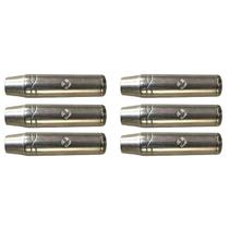 Kit 6 Plug P10 Fêmea Estéreo Jack J10 6,3mm Kit 6 Plug P10 Fêmea Estéreo Jack J10 6,3mm