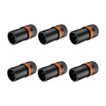 Kit 6 Plug Xlr Macho Roxtone Rotativo Low Profile Rack Lx3M