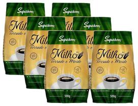 kit 6 Pó De Café De Milho Torrado E Moído Superbom 500g