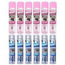 Kit 6 Poderoso Brilha Inox + 6 Limpa Forno Microondas Kit 6 Poderoso Brilha Inox + 6 Limpa Forno Microondas