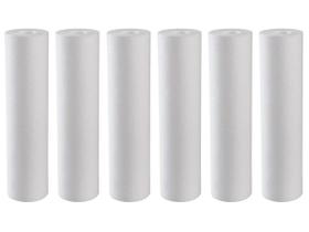 Kit 6 Polipropileno Liso Osmose Reversa 10X2 1/2 50 Micras Kit 6 Polipropileno Liso Osmose Reversa 10X2 1/2 50 Micras