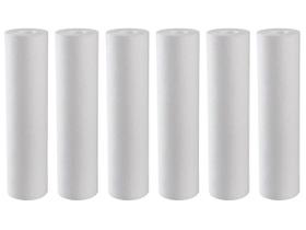 Kit 6 Polipropileno Liso Osmose Reversa 10X2 1/2 50 Micras Kit 6 Polipropileno Liso Osmose Reversa 10X2 1/2 50 Micras