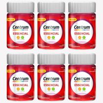 Kit 6 Polivitamínico Centrum Essencial 30 Comp. Suplemento