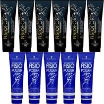 Kit 6 Pomada Fisiofort Premium 150G + 5 Pomada Fisio Power