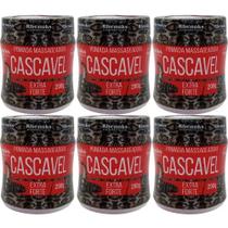 Kit 6 Pomada Massageadora Cascavel Extra Forte Para Pernas