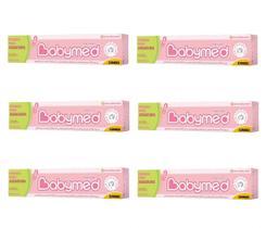 Kit 6 Pomada Para Assaduras Babymed Menina Rosa 45g - Cimed