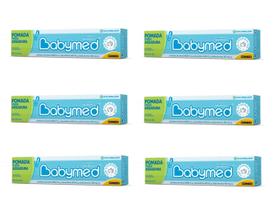 Kit 6 Pomada Para Assaduras Babymed Menino Azul 45g - Cimed