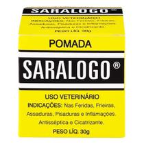 Kit 6 Pomada Saralogo Antisséptica Cicatrizante Cães Gatos