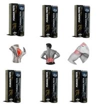 KIT 6 PomadaS Preta Apinil 150g Textura Cremosa e Fácil Aplicação para Descanso Muscular