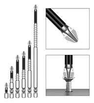 Kit 6 Ponta Bits K5 Ph2 Impacto Imantado Aço Resistente Antiderrapante Kit 6 Ponta Bits K5 Ph2 Impacto Imantado Aço Resistente Antiderrapante