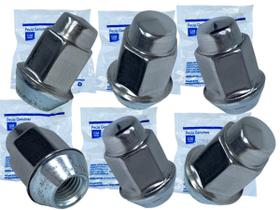 Kit 6 porcas de Roda Original Onix Prisma Sonic Cobalt Spin Cruze Nova S10 e Trailblazer GM ORIGINAL Kit 6 porcas de Roda Original Onix Prisma Sonic Cobalt Spin Cruze Nova S10 e Trailblazer GM ORIGINAL