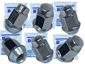 Kit 6 porcas de Roda Original Onix Prisma Sonic Cobalt Spin Cruze Nova S10 e Trailblazer GM ORIGINAL Kit 6 porcas de Roda Original Onix Prisma Sonic Cobalt Spin Cruze Nova S10 e Trailblazer GM ORIGINAL