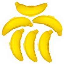 Kit 6 Porta Banana para Levar no Trabalho Escola e Passeio Plasútil
