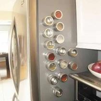 Kit 6 Porta Condimento Inox Tempero Magnético Imã Geladeira Kit 6 Porta Condimento Inox Tempero Magnético Imã Geladeira