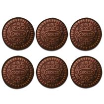 Kit 6 Porta Copos Biscoito De Chocolate Cozinha Divertida - Geek Vip