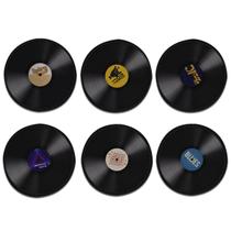 Kit 6 Porta Copos Disco de Vinil Cozinha Criativa Retrô Kit 6 Porta Copos Disco de Vinil Cozinha Criativa Retrô