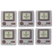 Kit 6 Porta Copos Geek Gamer Retrô Cinza Decoração Divertida Kit 6 Porta Copos Geek Gamer Retrô Cinza Decoração Divertida