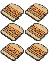 Kit 6 Porta Copos Hambúrguer Decoração Big Mac Lanche Food T