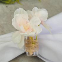 Kit 6 Porta Guardanapo Cerejeira Mensagem Gratidão Na