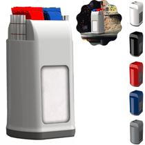 Kit 6 Porta Guardanapo de Mesa Canudo Sachê Multiuso Organizador Suporte Papel Lanchonete Triutil