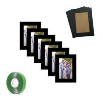Kit 6 Porta Retratos 10x15 Molduras MDF Para Árvore Genealógica Acompanha Fita Dupla Face Kit 6 Porta Retratos 10x15 Molduras MDF Para Árvore Genealógica Acompanha Fita Dupla Face
