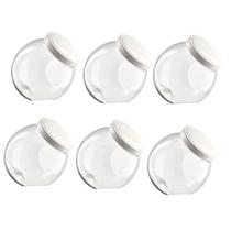 Kit 6 Pote Baleiro Grande 3lt Tampa Branca Porta Mantimentos Kit 6 Pote Baleiro Grande 3lt Tampa Branca Porta Mantimentos