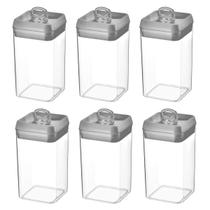 Kit 6 Pote Hermético De Alimentos Multiuso C/ trava 2,3L Kit 6 Pote Hermético De Alimentos Multiuso C/ trava 2,3L