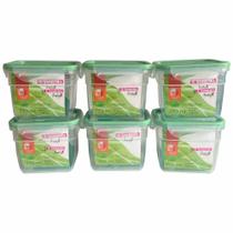 Kit 6 Pote Multiuso Freshy Plástico Freezer Sanremo Sr1761 770ml