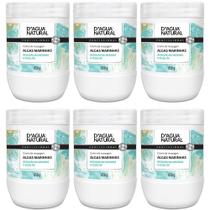 Kit 6 Potes Creme de Massagem Dagua Natural Algas Marinhas 650g Redução de Medidas e Celulite