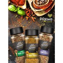 kit 6 Potes de temperos de ate 100g Cada