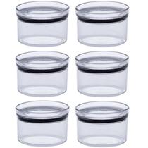 Kit 6 Potes Herméticos Lumini Empalhável Redondo 480ML 1164 Paramount