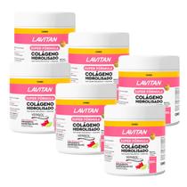 Kit 6 Potes Lavitan Colágeno Hidrolisado Verisol Cimed 300g Combo Master