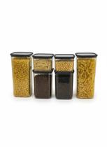 Kit 6 Potes Mantimentos Hermético Acrilico Geladeira Freezer