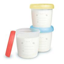 Kit 6 Potes Para Armazenar Leite Materno E Papinhas Clingo Kit 6 Potes Para Armazenar Leite Materno E Papinhas Clingo